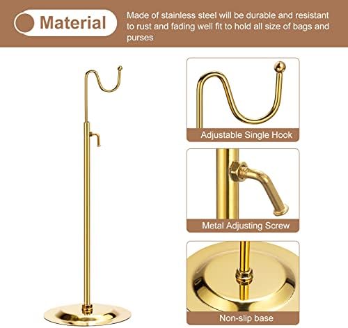 Uxcell Gold Stainless Steel Purse Display Stand
