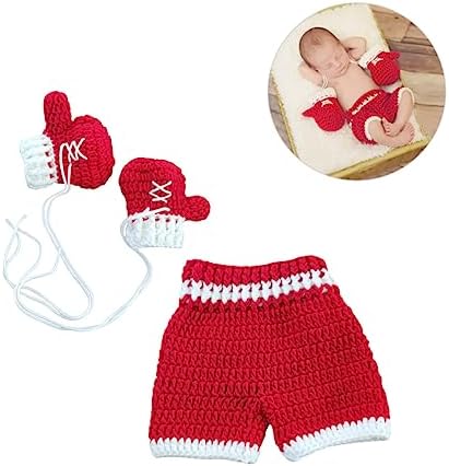 Newborn Photography Props Knitted Outfit Set for Baby