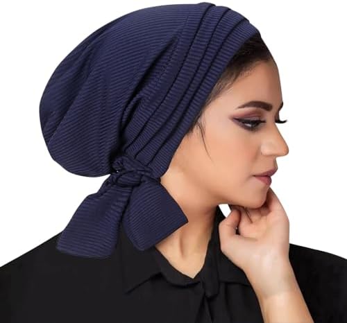 VARDIENK Women Turban Hijab Cap Soft Jersey Head Wrap Beanie Cover