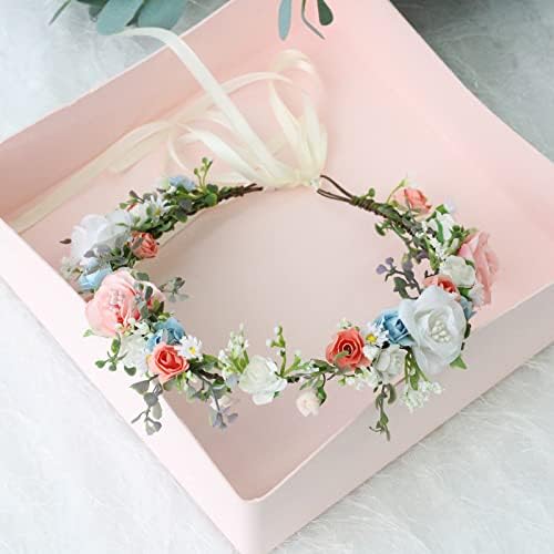 Vivivalue Floral Crown Headband for Women