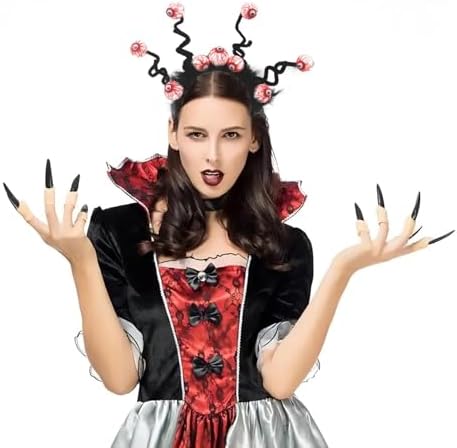 OBILAN Halloween Headband with Spider Legs and Eyeballs