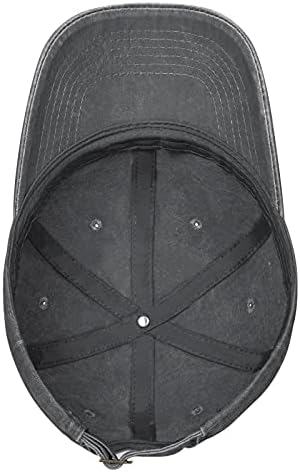 Unisex Adjustable Baseball Cap with Irish Harp Pattern Denim Snapback