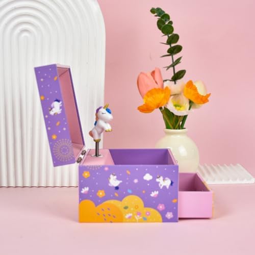 Unicorn Music Box and Jewelry Box for Girls