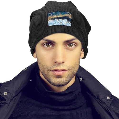 Thick Fleece Lined Winter Beanie Hat for Men Women
