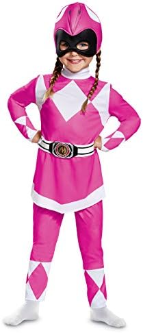 Disguise Power Rangers Pink Ranger Muscle Costume for Toddlers 1