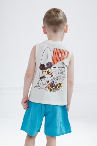 Disney Junior Mickey Mouse Tank Top and Shorts Set for Boys 18M to 14-16 Years