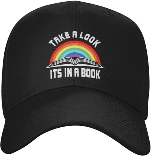Take A Look Its In A Book Curved Brim Snapback Hat