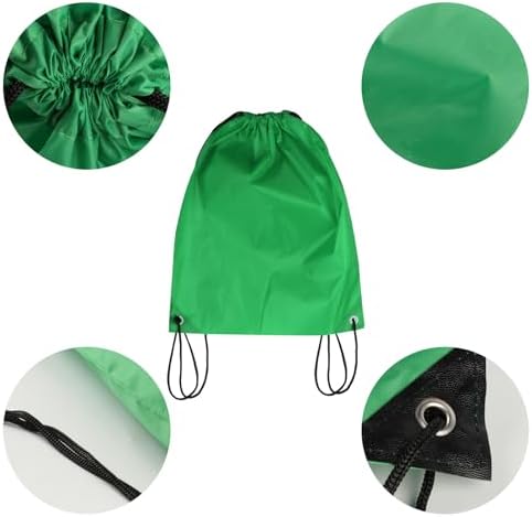 RUGLAMZHIP 8Pcs Waterproof Drawstring Backpacks