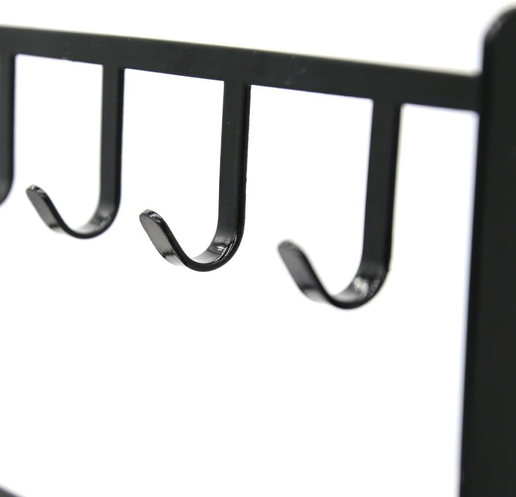 LXZ 1 PC Tabletop Hook Rack Black Hangers for Necklaces Keys Bracelets Ear Rings
