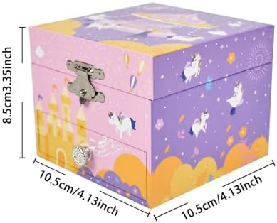 Unicorn Music Box and Jewelry Box for Girls