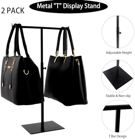 Adjustable Height Jewelry Display Stand 2 Pack