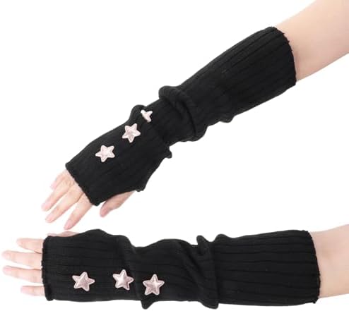 2Pcs Adorable Star Arm Warmers for Women and Kids