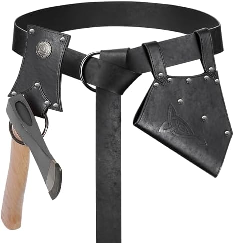 5PCS Medieval Costume Belt Set for Viking Halloween Cosplay