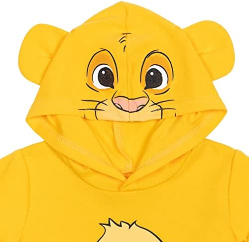 Disney Lion King Hooded Romper for Newborn to 5T Kids