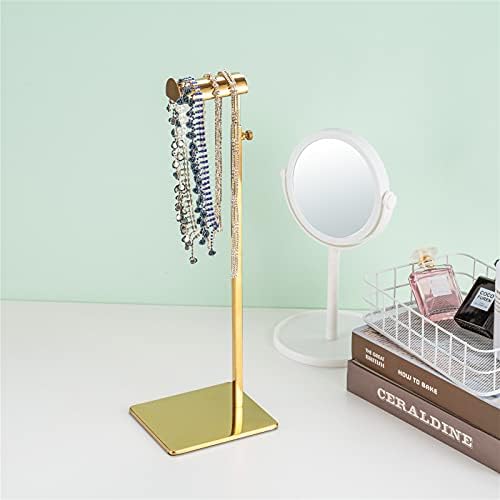 Gold Set of 2 Adjustable Height Purse Display Stand