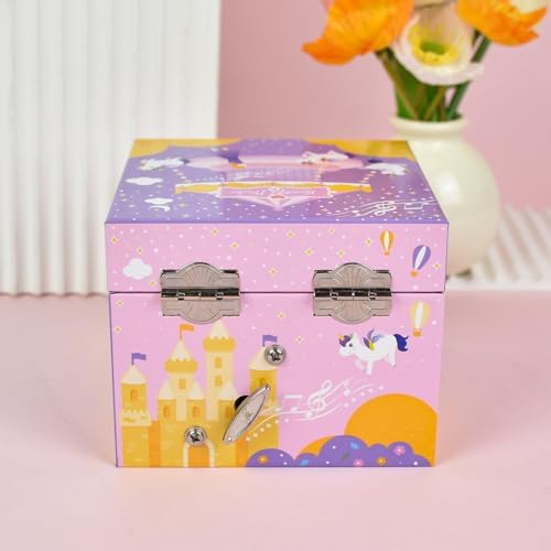 Unicorn Music Box and Jewelry Box for Girls