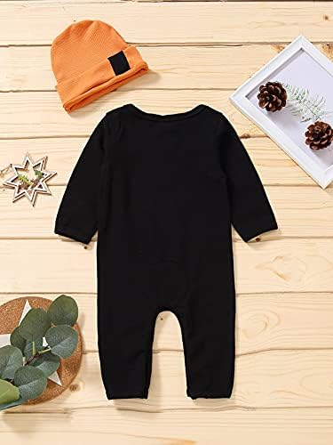Guodeunh Halloween Costume Romper Skeleton Jumpsuit for Baby Boy or Girl