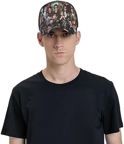 Kings Rock of Music Leon Band Collage Baseball Cap Adjustable Unisex Black