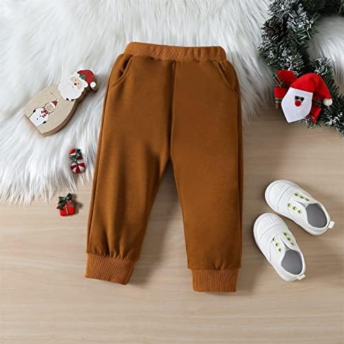 Infant Christmas Sweatshirt with Bow Tie for Boys and Girls