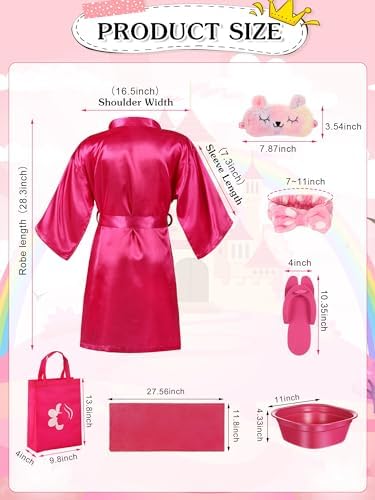 Suhine 6 Set Spa Party Supplies for Kids and Girls