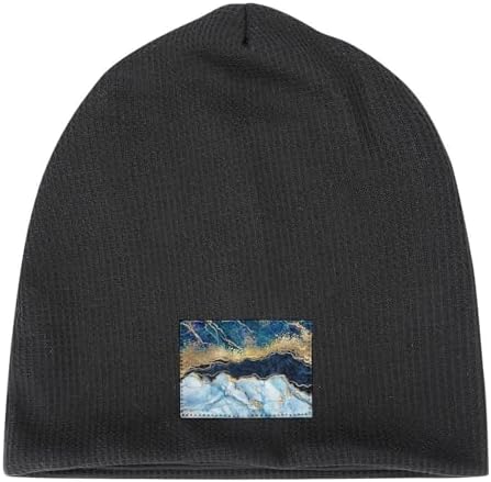 Thick Fleece Lined Winter Beanie Hat for Men Women