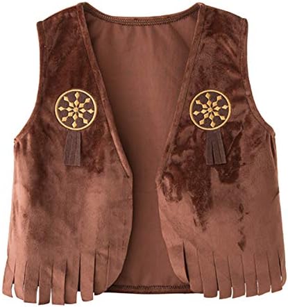 stylesilove Kid Boys Cartoon Cowboy Outfit 4pcs Set
