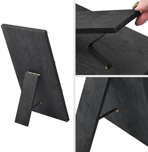 Ikee Design Wooden Jewelry Display Stand with 12 Hooks Black
