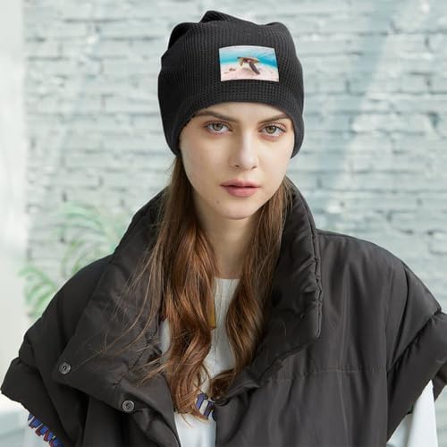 Bttllke Unisex Winter Beanie Hat with Fleece Lining