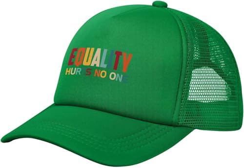 Equality Hurts No One Mesh Adjustable Baseball Cap for Men Women