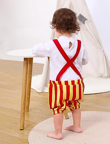 COSLAND Baby Boy Clown Costume with Hat 3-24 Months