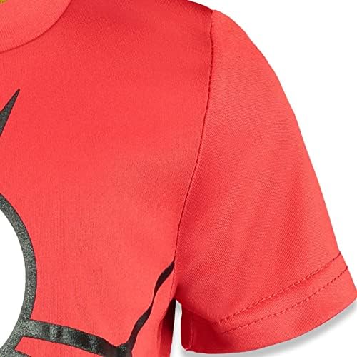 DC Comics Justice League Athletic Pullover T-Shirt and Mesh Shorts for Kids