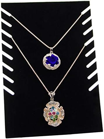 Teensery Black Velvet Rectangle Necklace Display Stand