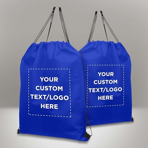 Custom Non-Woven Drawstring Backpacks Set of 1 10 50 100