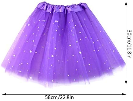 10Pcs Princess Tutu Dress and Tiara Accessories for Costume Parties