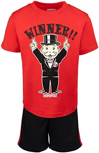 Monopoly T-Shirt and Mesh Shorts Set for Kids
