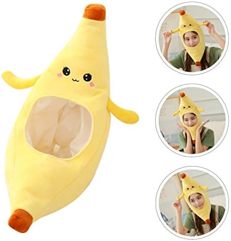 STOBOK Funny Banana Costume Hat for Parties and Carnivals