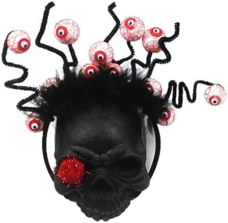 OBILAN Halloween Headband with Spider Legs and Eyeballs