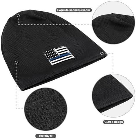 Bttllke Unisex Winter Fleece Lined Beanie Hat 1