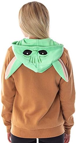 Star Wars Baby Yoda Juniors Zip Hoodie Costume