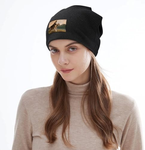 Bttllke Unisex Fleece Lined Winter Beanie Hat for Men Women
