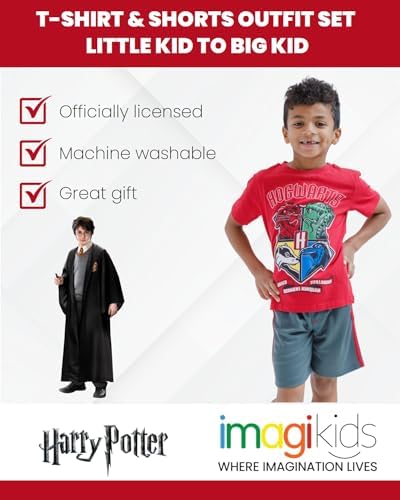 Harry Potter House T-Shirt Shorts Set 1