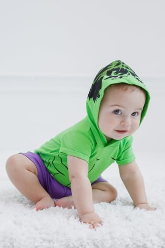 Marvel Avengers Spider-Man Captain America Hulk Kids Romper