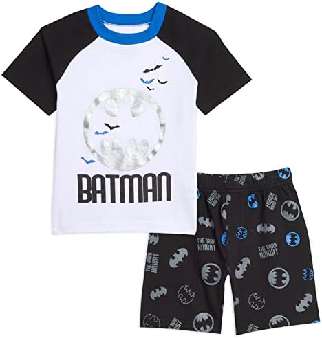 DC Comics Justice League Batman Kids T-Shirt and Shorts Set