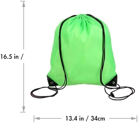 30 Pack Foldable Drawstring Bags for Gym Travel Party