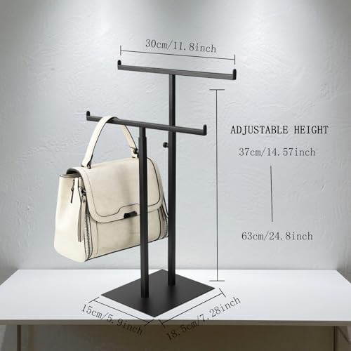 Purse Display Stand with Adjustable Height