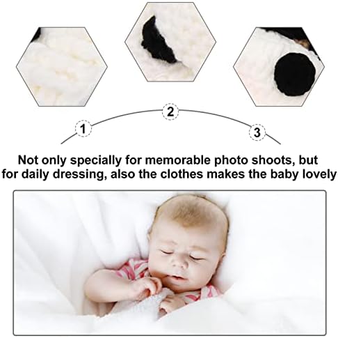 Boho Newborn Baby Photo Costume Set Crochet Suit for Boys Girls
