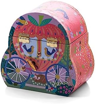 Floss Rock Fairy Tale Carriage Musical Jewelry Box