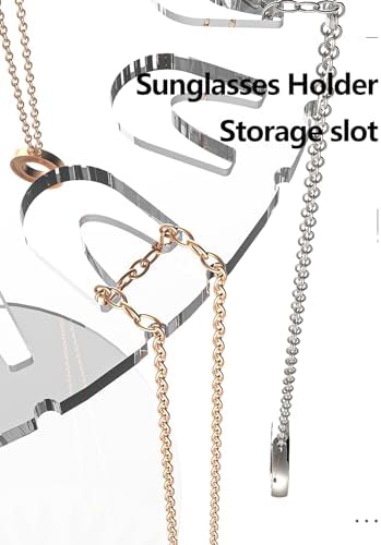 Ausalivan Acrylic Necklace Holder Jewelry Organizer Stand