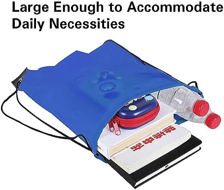 CODOBON 16 Pcs Bulk Drawstring Bags Royal Blue