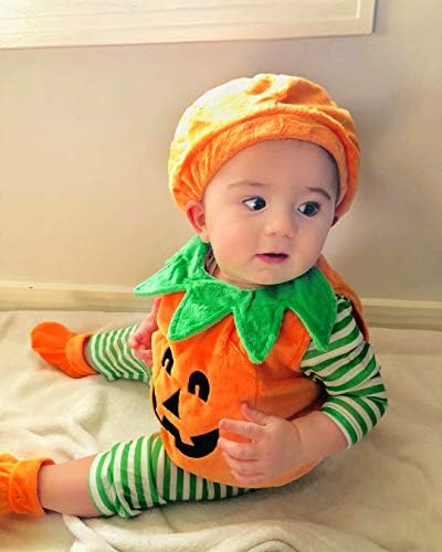 VISGOGO Halloween Baby Costume Romper Set 3PCS